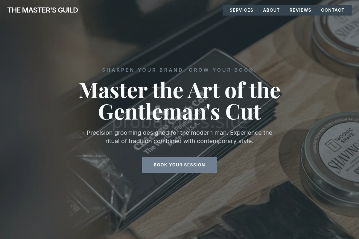 Cut Barber Shave