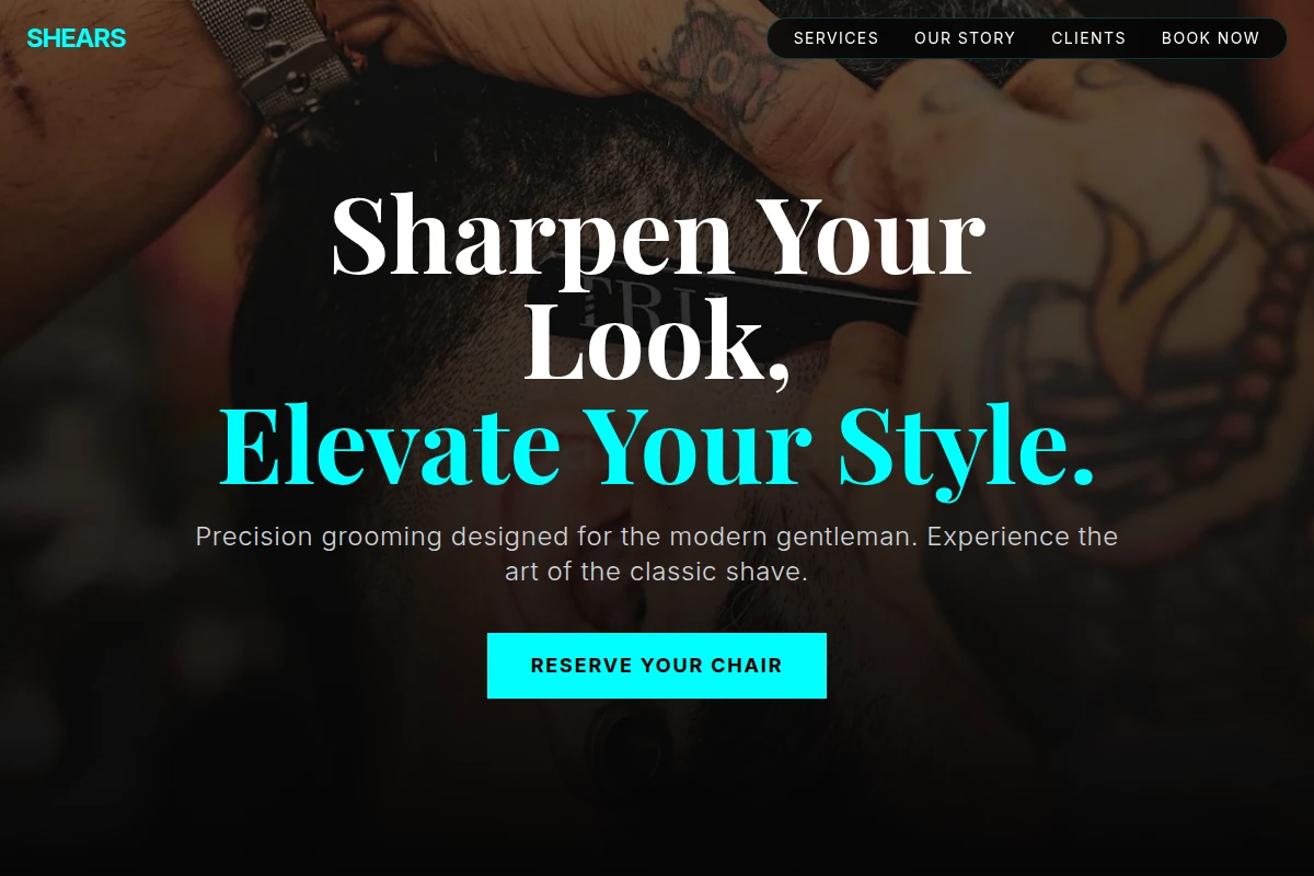 Shears Barber Shave