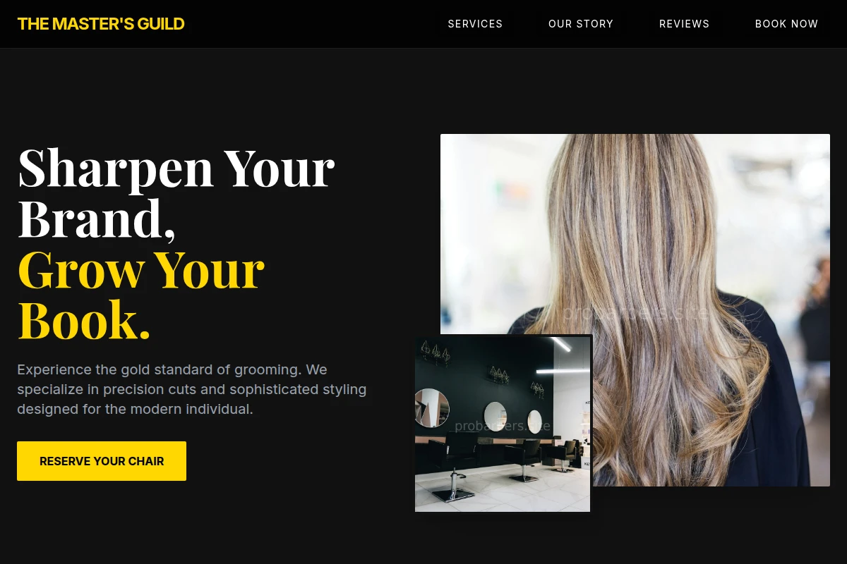 Grooming Barbershop Hair Salon